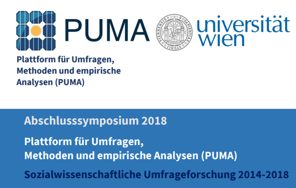 PUMA symposium 2018 - Social science survey research 2014-2018 