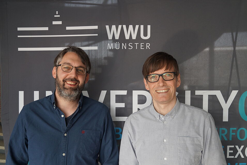 Bernd Schlipphak (left) and Oliver Treib. Picture: IfPol/Matthias Freise 