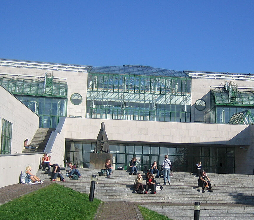 Gebäude der naturwissenschaftlichen Fakultät der Universität Salzburg.